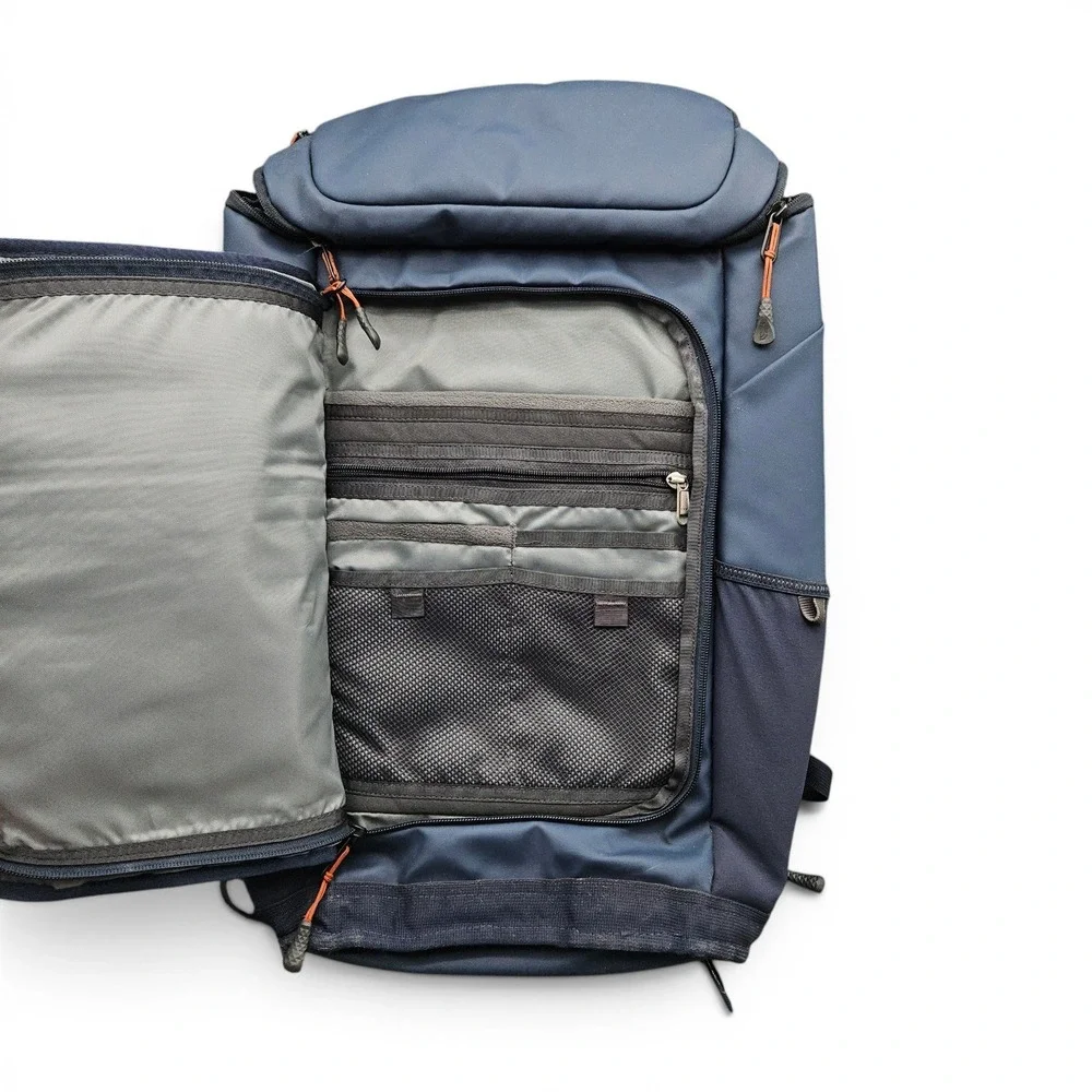 The North Face Kaban Blue Backpack Laptop Bag Commuter Travel Hiking‎ School